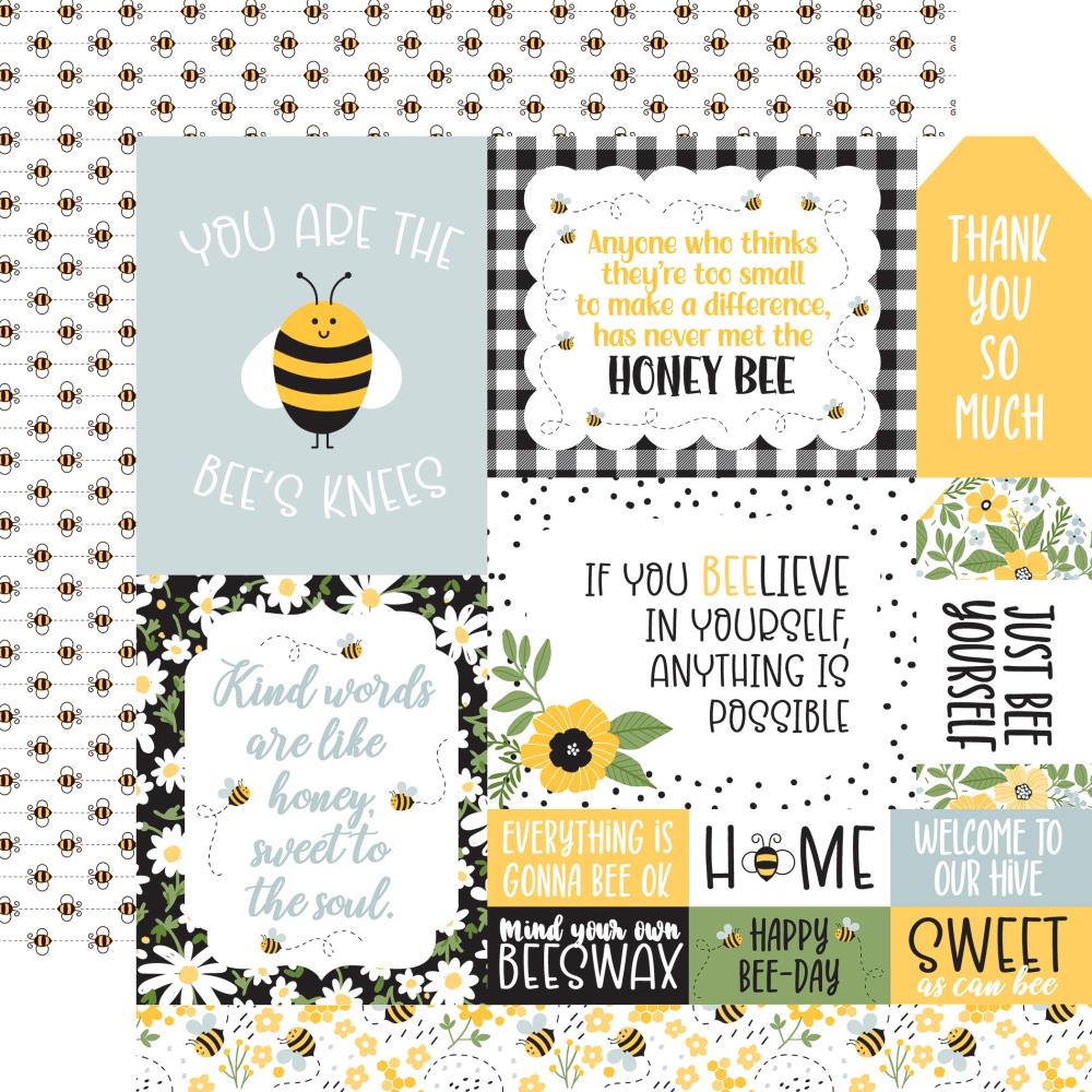 Echo Park Bee Happy - Multi Journaling Cards
