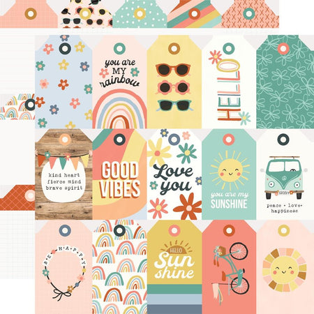Simple Stories Boho Sunshine - Tag Elements