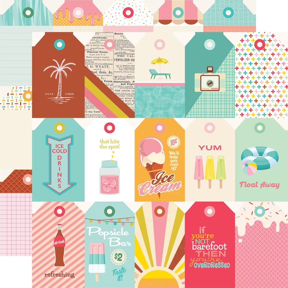 Simple Stories Retro Summer - Tag Elements