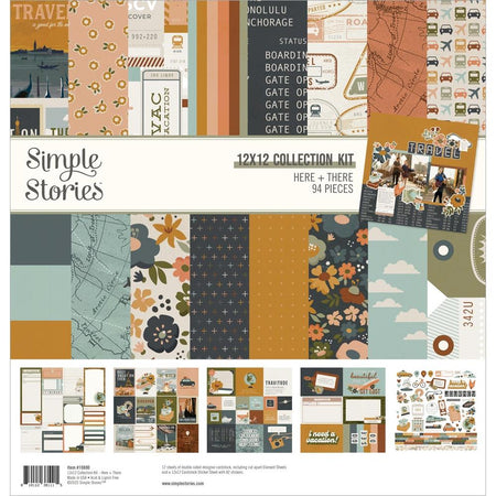 Simple Stories Here + There - 12x12 Collection Kit