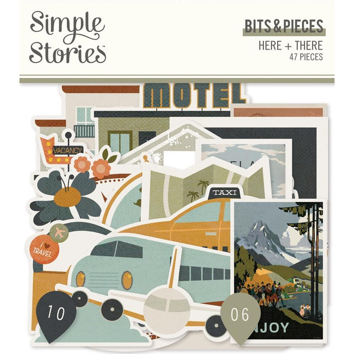 Simple Stories Here + There - Bits & Pieces