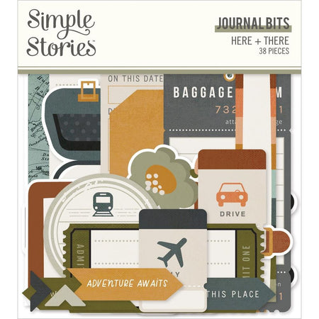 Simple Stories Here + There - Journal Bits & Pieces