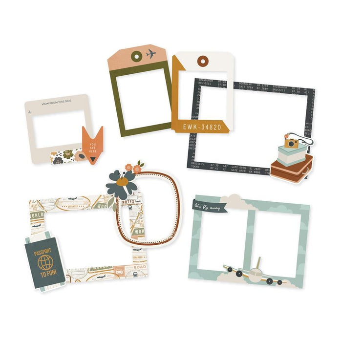 Simple Stories Here + There - Chipboard Frames