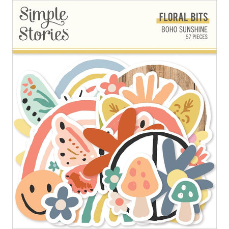 Simple Stories Boho Sunshine - Floral Bits & Pieces