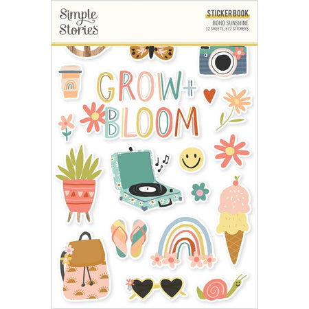 Simple Stories Boho Sunshine - Sticker Book