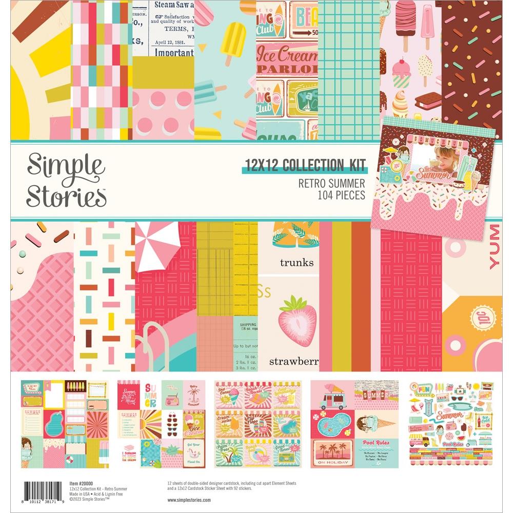 Simple Stories Retro Summer - 12x12 Collection Kit