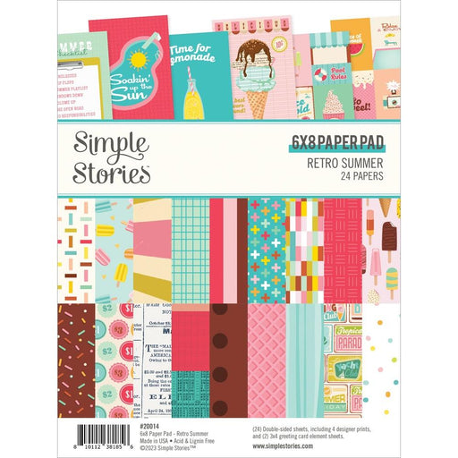 Simple Stories Retro Summer - 6x8 Paper Pad