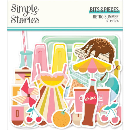 Simple Stories Retro Summer - Bits & Pieces