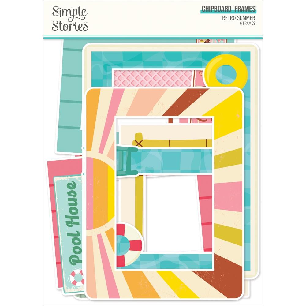 Simple Stories Retro Summer - Chipboard Frames