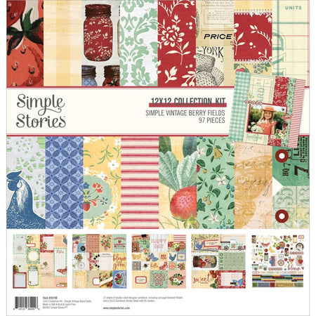 Simple Stories Simple Vintage Berry Fields - 12x12 Collection Kit