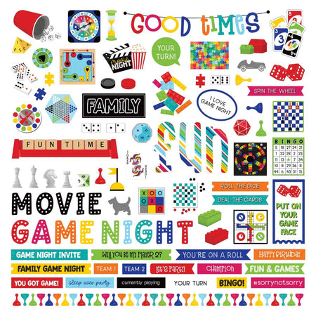 Photoplay Family Fun Night - Element Stickers