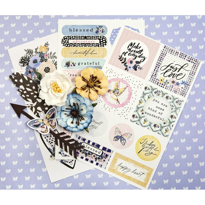 Prima Spring Abstract - Cut Out & Sticker Sheets