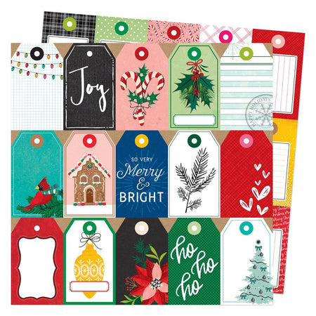 American Crafts Vicki Boutin Peppermint Kisses - Tags