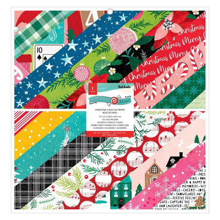 American Crafts Vicki Boutin Peppermint Kisses - 12x12 Pad