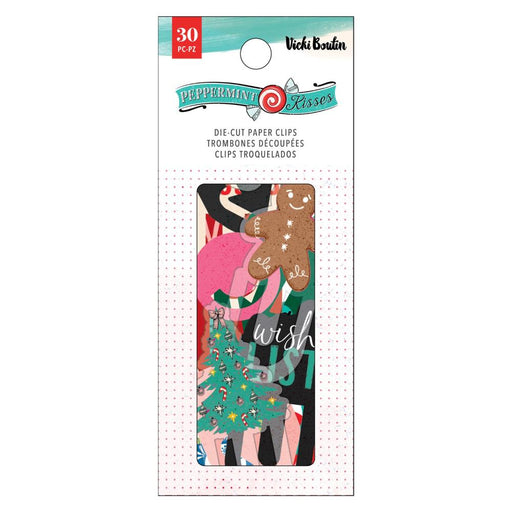 American Crafts Vicki Boutin Peppermint Kisses - Die Cut Paperclips