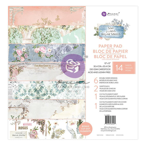 Prima The Plant Department - 12x12 Paper Pad