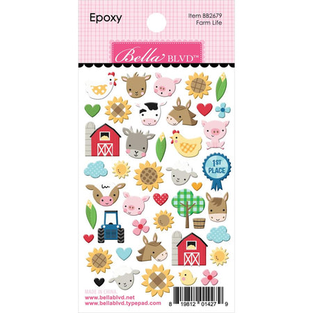 Bella Blvd EIEIO - Epoxy Stickers Farm Life
