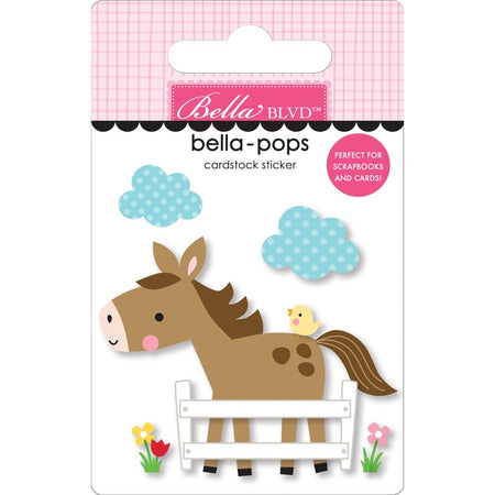 Bella Blvd EIEIO - Hold Your Horses Bella-Pops 3D Sticker