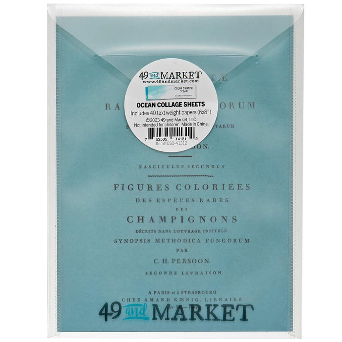 49 & Market Color Swatch Ocean - 6x8 Collage Sheets