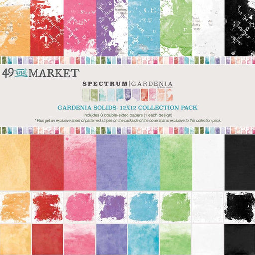 49 & Market Spectrum Gardenia - 12x12 Solids Collection Pack