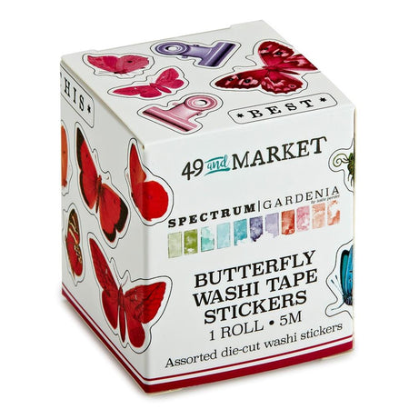 49 & Market Spectrum Gardenia - Butterfly Washi Tape