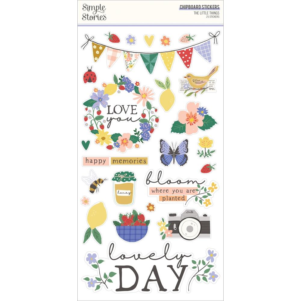 Simple Stories The Little Things - Chipboard Stickers