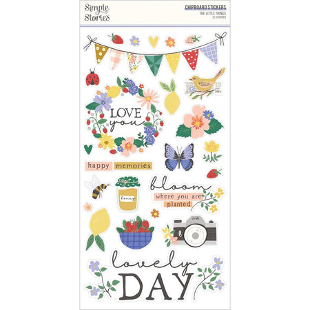 Simple Stories The Little Things - Chipboard Stickers