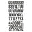 Simple Stories Simple Vintage Essentials - Foam Alpha Stickers Vintage Black
