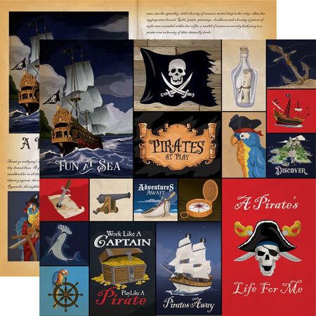 Carta Bella Pirates - Multi Journaling Cards