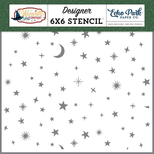 Echo Park Wizards And Company - Magical Night Sky Stencil