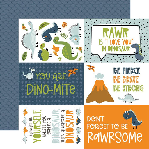 Echo Park Dino-Mite - 6x4 Journaling Cards