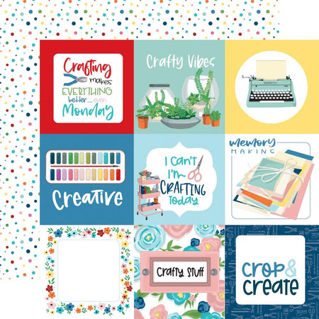 Carta Bella Happy Crafting - 4x4 Journaling Cards