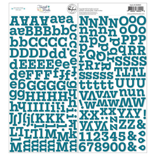 Pinkfresh Studio Tourist Mode - Puffy Alpha Stickers