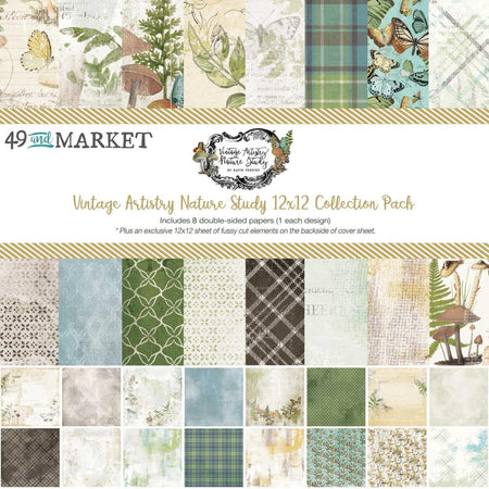 49 & Market Vintage Artistry Nature Study - 12x12 Collection Pack