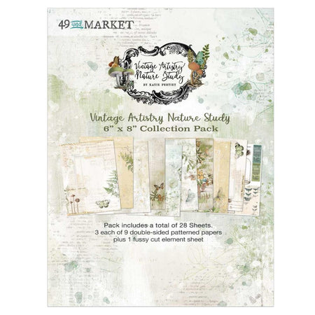 49 & Market Vintage Artistry Nature Study - 6x8 Collection Pack