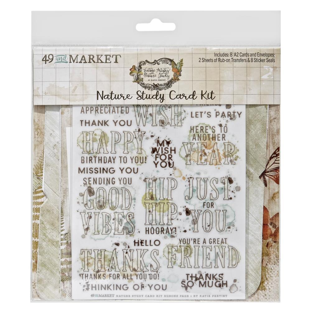 49 & Market Vintage Artistry Nature Study - Card Kit