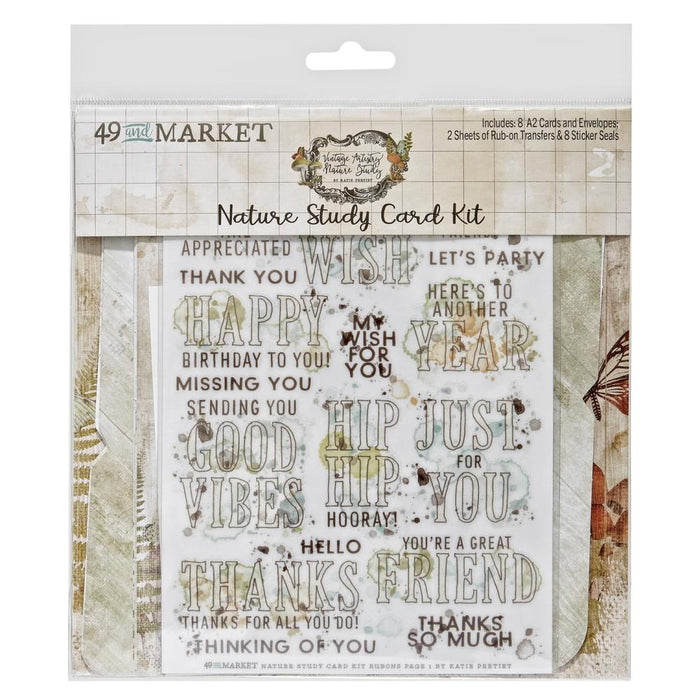 49 & Market Vintage Artistry Nature Study - Card Kit
