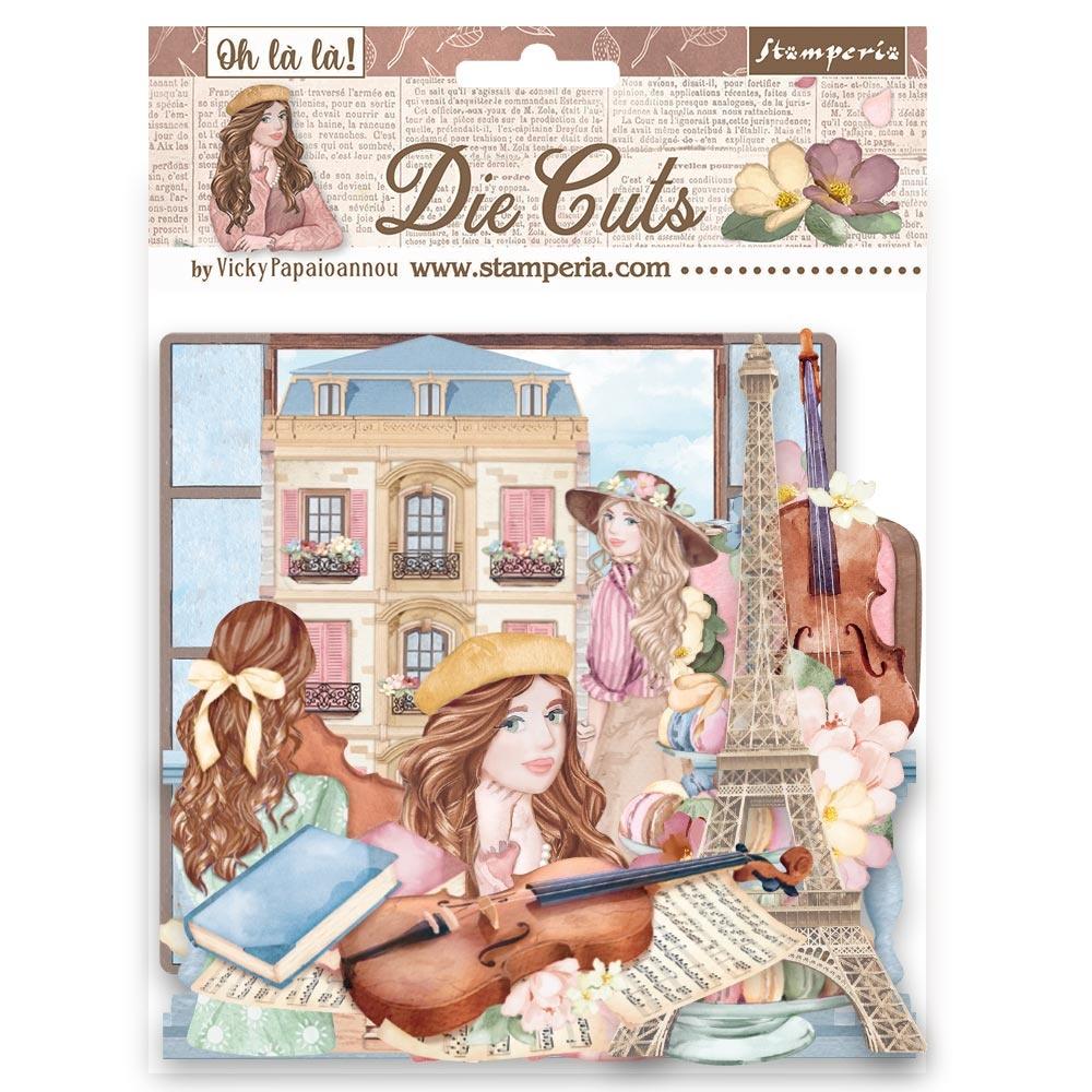 Stamperia Create Happiness Oh La La La - Die-Cuts