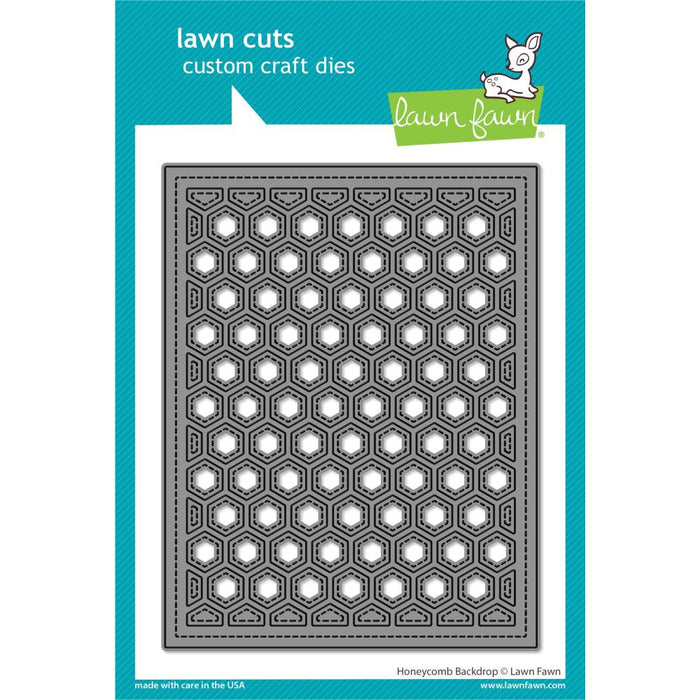 Lawn Fawn Craft Die - Honeycomb Backdrop