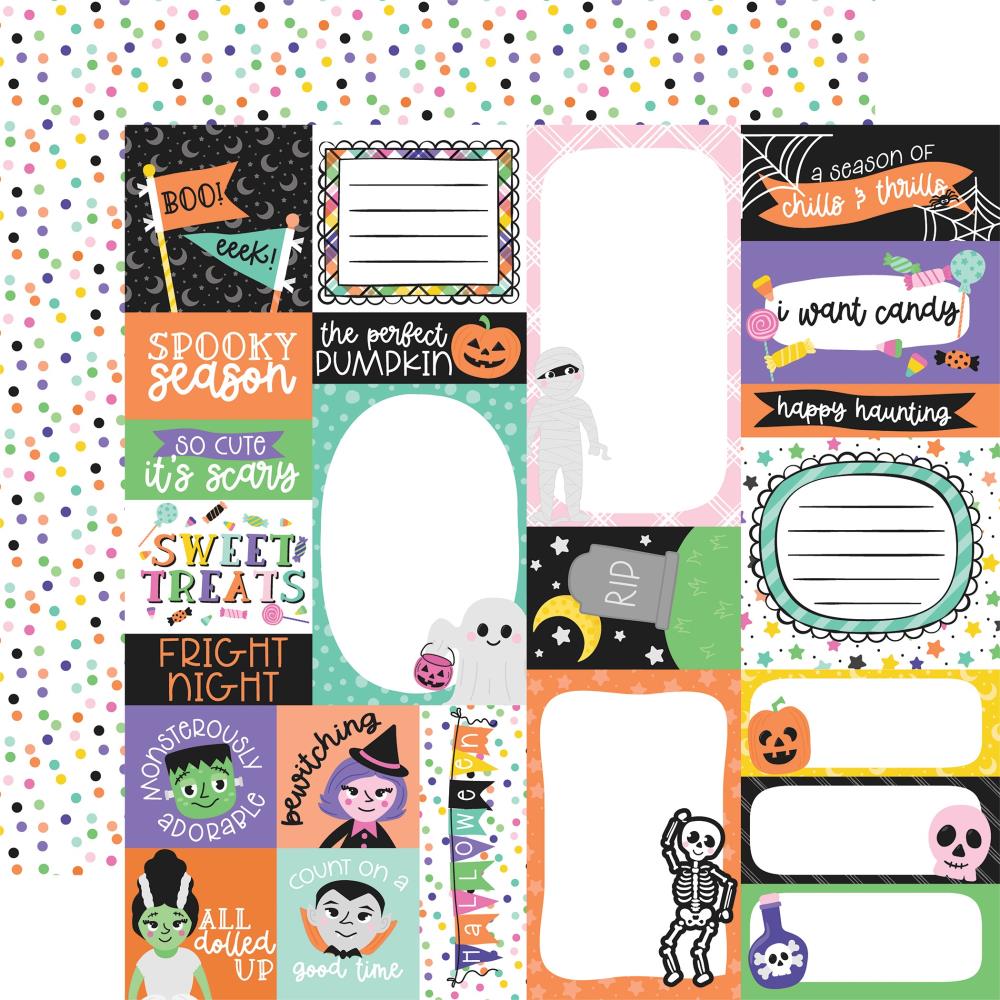 Echo Park Monster Mash - Multi Journaling Cards