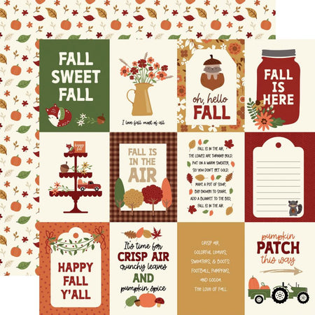 Echo Park I Love Fall - 3x4 Journaling Cards