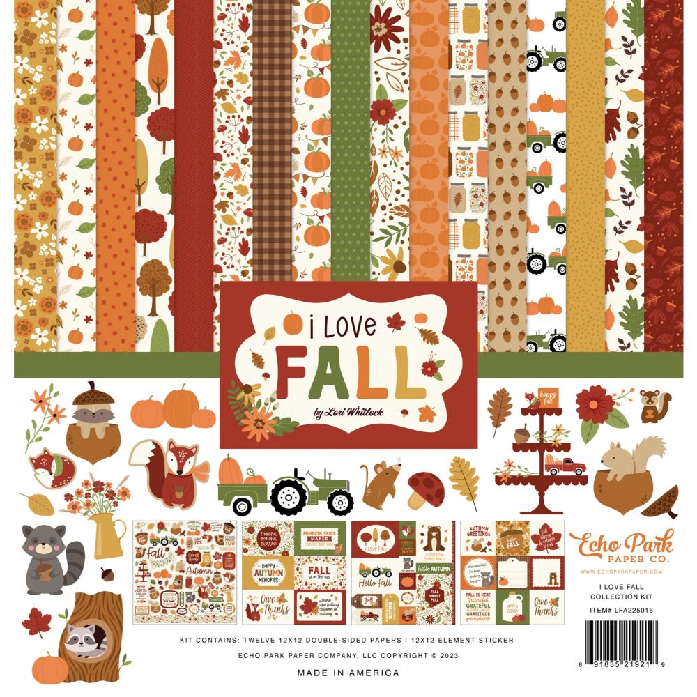 Echo Park I Love Fall - 12x12 Collection Kit