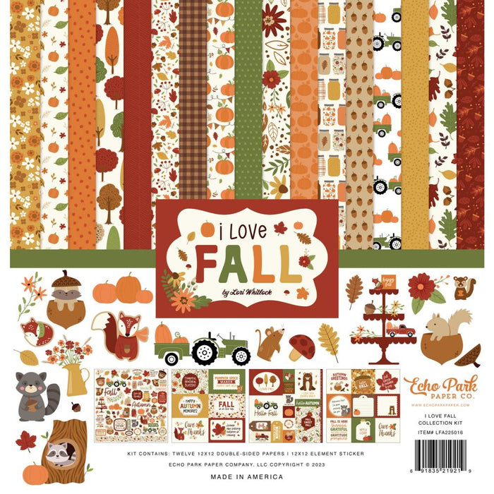 Echo Park I Love Fall - 12x12 Collection Kit