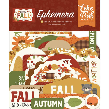 Echo Park I Love Fall - Ephemera Icons