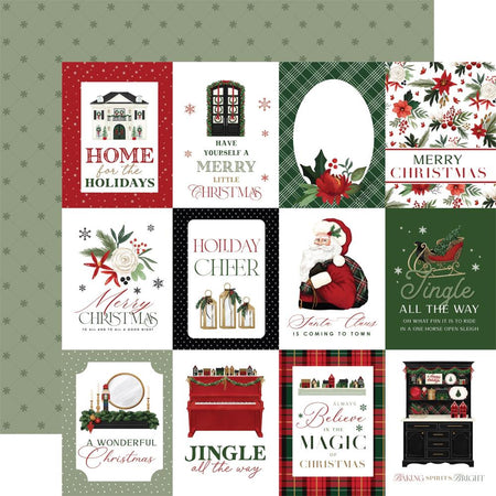 Carta Bella A Wonderful Christmas - 3x4 Journaling Cards
