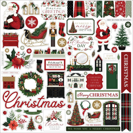 Carta Bella A Wonderful Christmas - Element Stickers