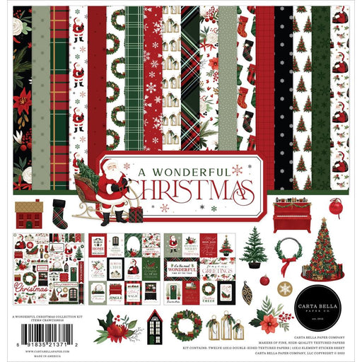 Carta Bella A Wonderful Christmas - 12x12 Collection Kit