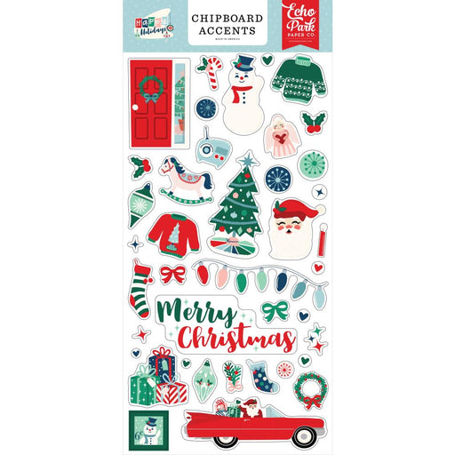 Echo Park Happy Holidays - Chipboard Accents