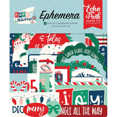 Echo Park Happy Holidays - Ephemera Icons