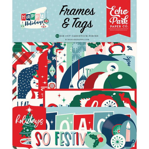 Echo Park Happy Holidays - Ephemera Frames & Tags